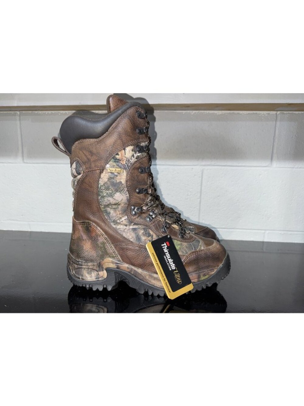 Cabela's Inferno Mens Leather 2000G Insulated WP Outdoor Hunting Boots Size 10
